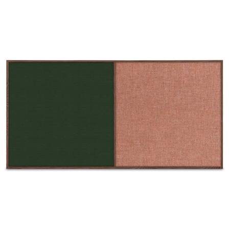 United Visual Products Enclosed Corkboard, 3 Door, 96"x48", 4" Fra UV3406-BRONZE-SURF